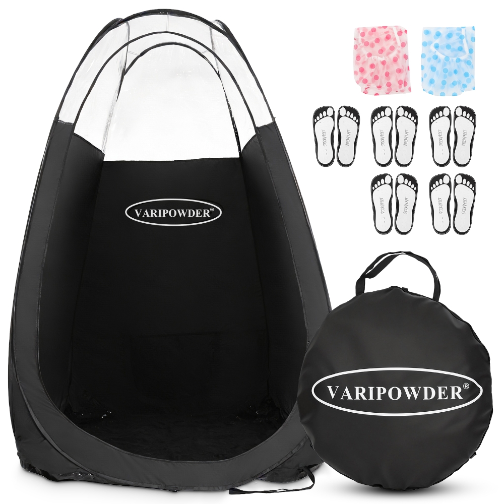 Outdoor Camping Toilet Tent - Black Spray Tanning Tent Portable Outdoor