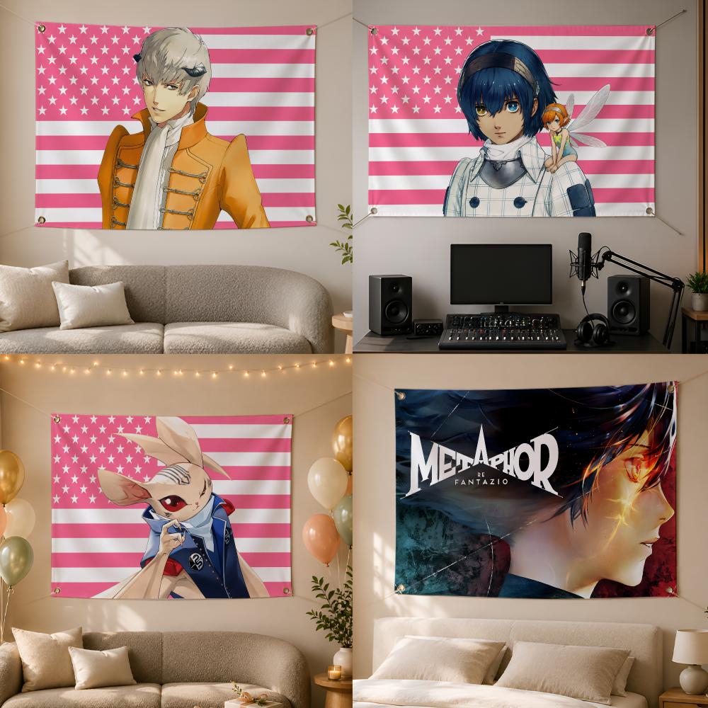 Outdoor Camping Rpg - Fantasy RPG Metaphor: ReFantazio Flags Wall