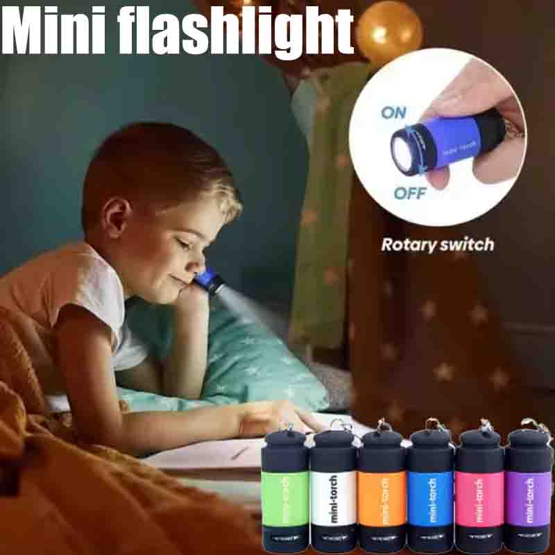 Outdoor Camping Accessories - USB Rechargeable Camping Mini Flashlight Strong