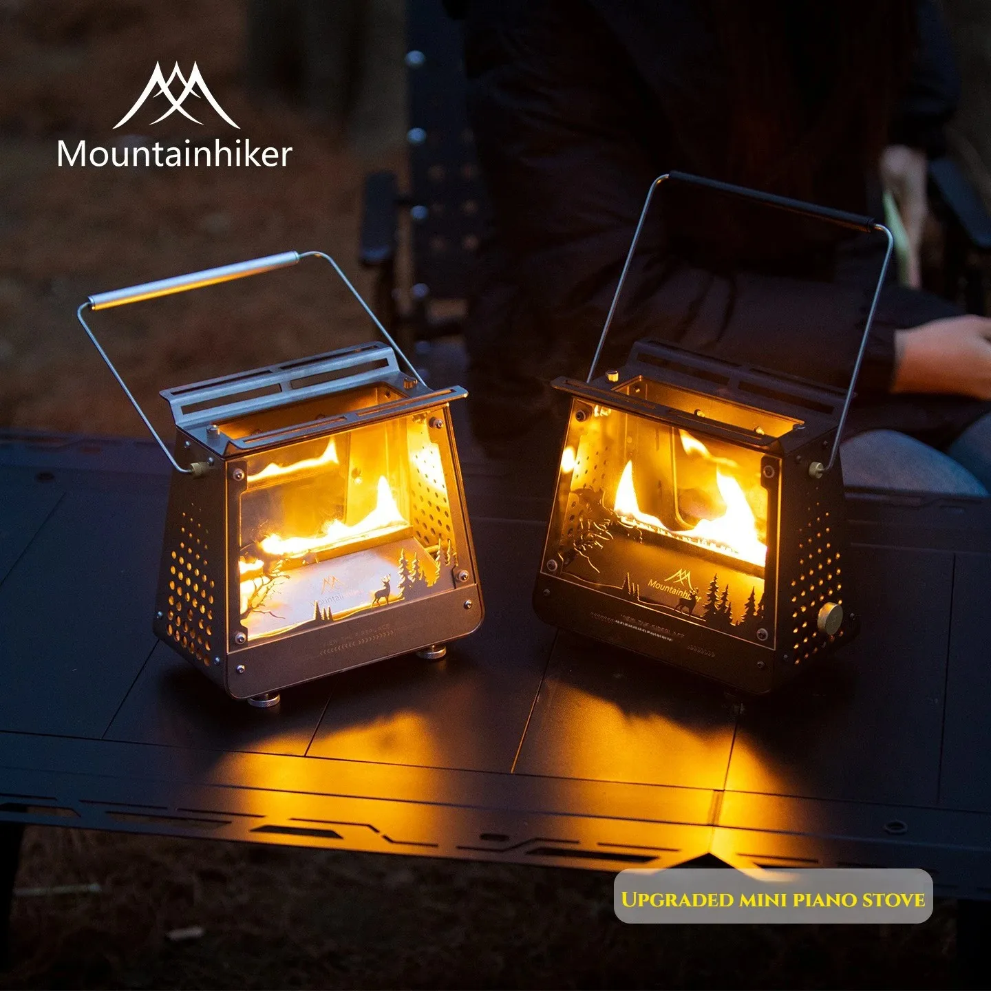Outdoor Camping Oven - MOUNDAINHIKER Stainless Steel Portable Mini Fire