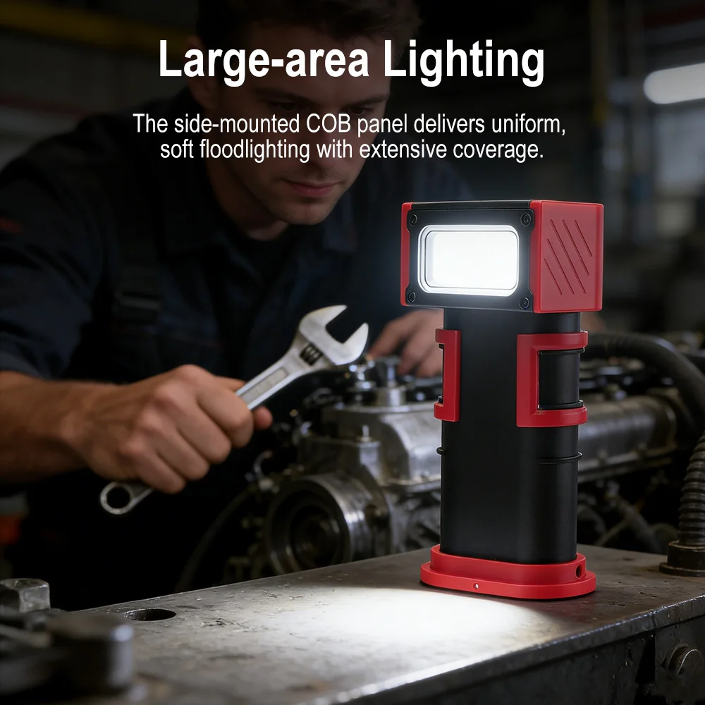 BORUiT COB LED Work Light 1000 - đánh giá và giá Outdoor Camping Lampe