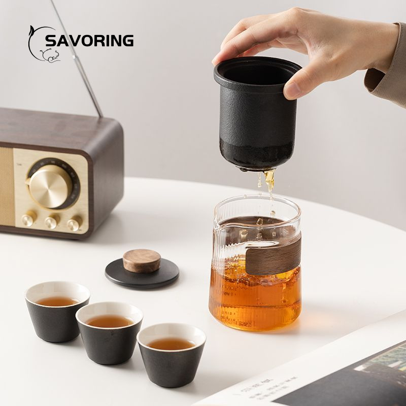 Simple Chinese Ceramic Tea Set - đánh giá và giá Outdoor Camping Outfit