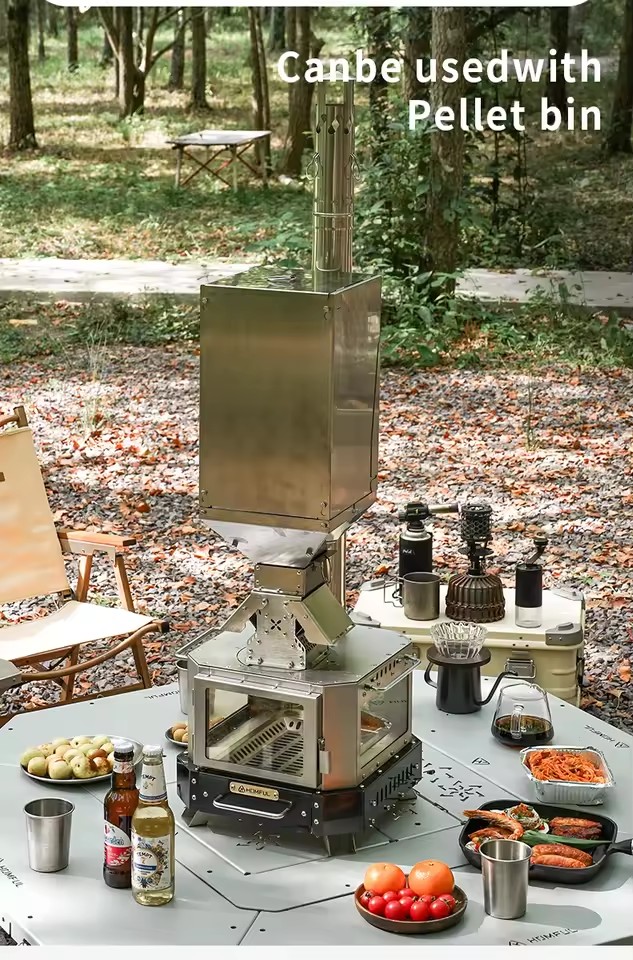 HOMFUL Portable Firewood Stove - đánh giá và giá Outdoor Camping Oven