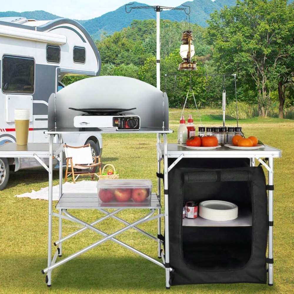 Folding Outdoor Camping Kitche - đánh giá và giá Outdoor Camping Kitchen Setup