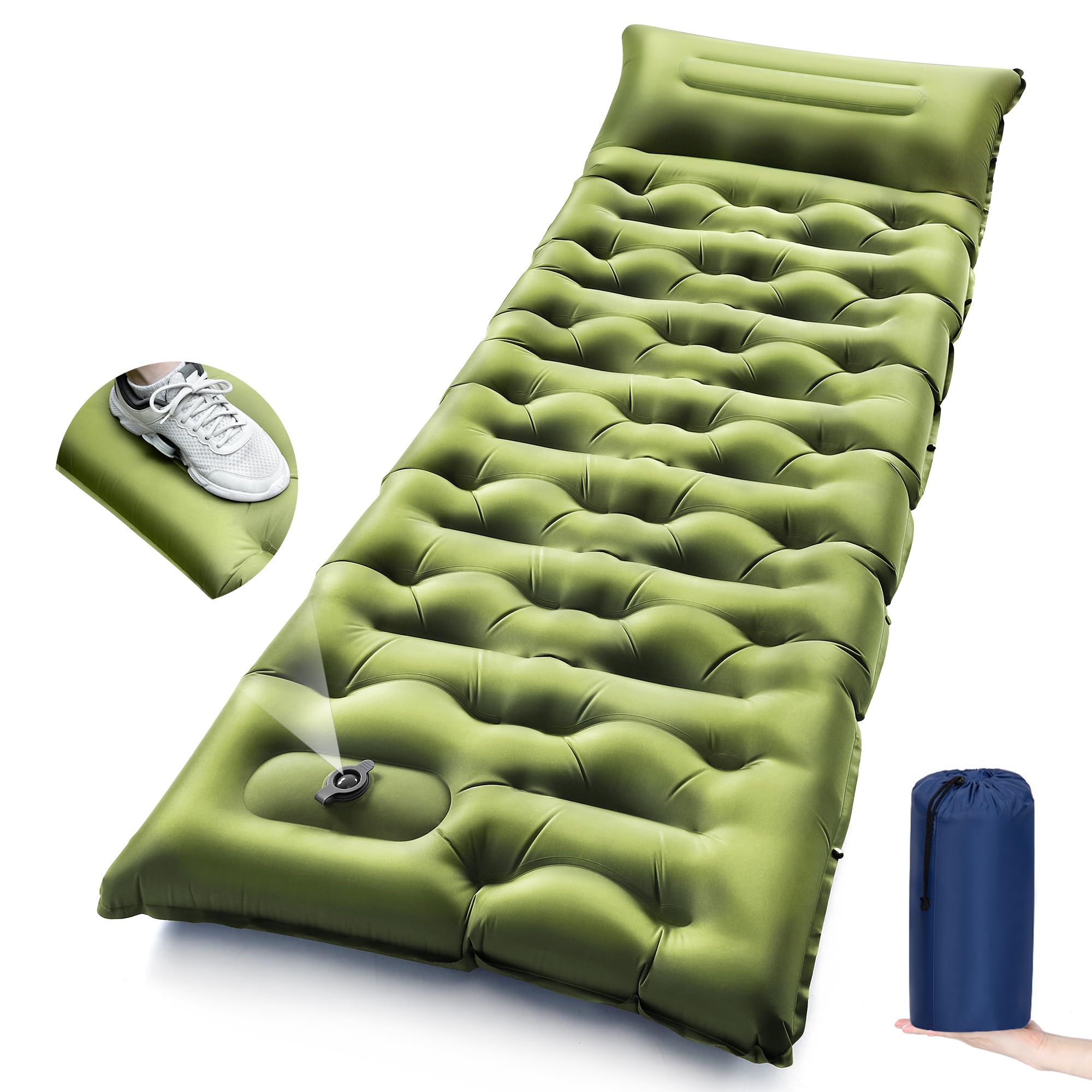 Thick Inflatable Camping Sleep - đánh giá và giá Inflatable Mattress