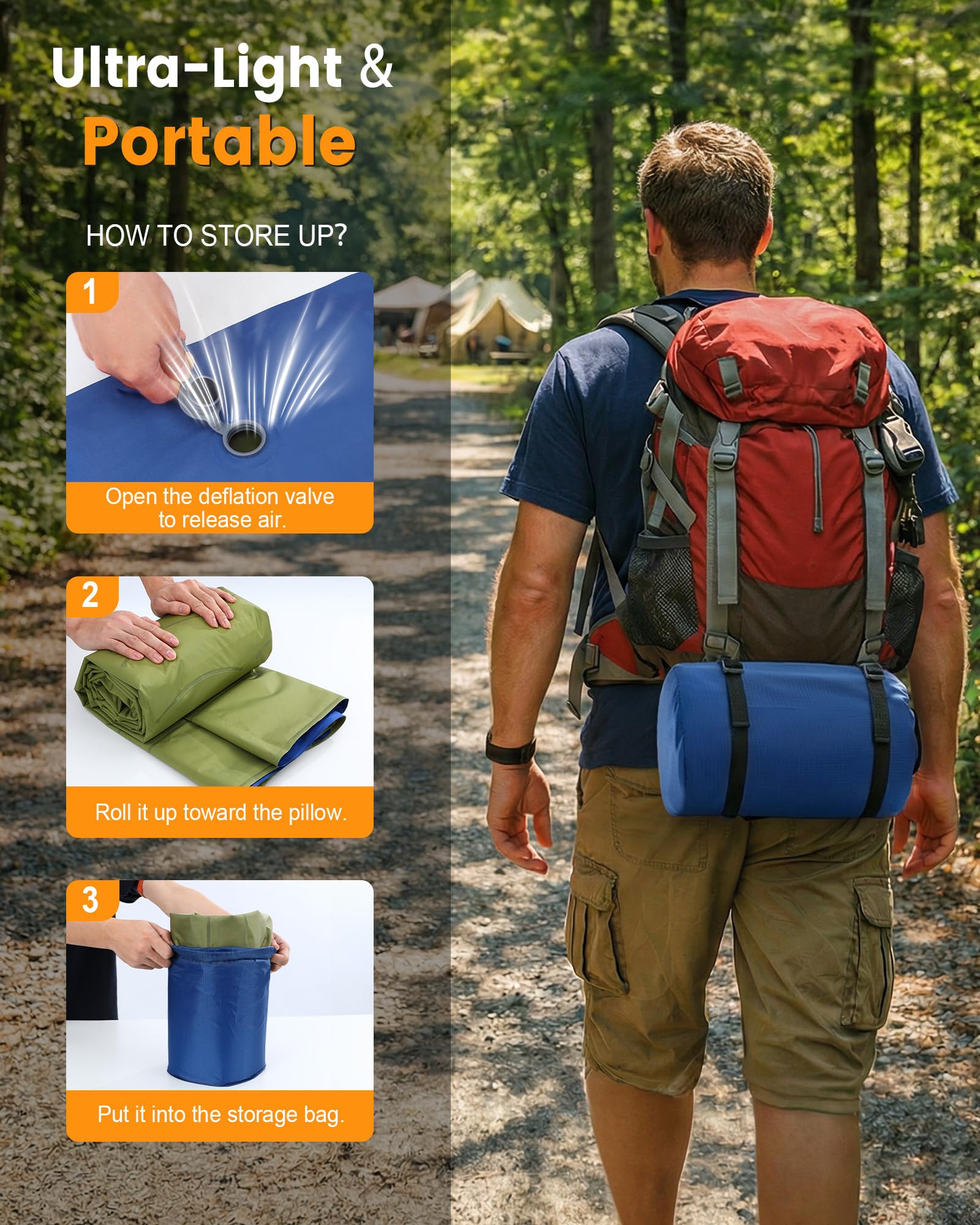 Thick Inflatable Camping Sleep - đánh giá và giá Inflatable Mattress