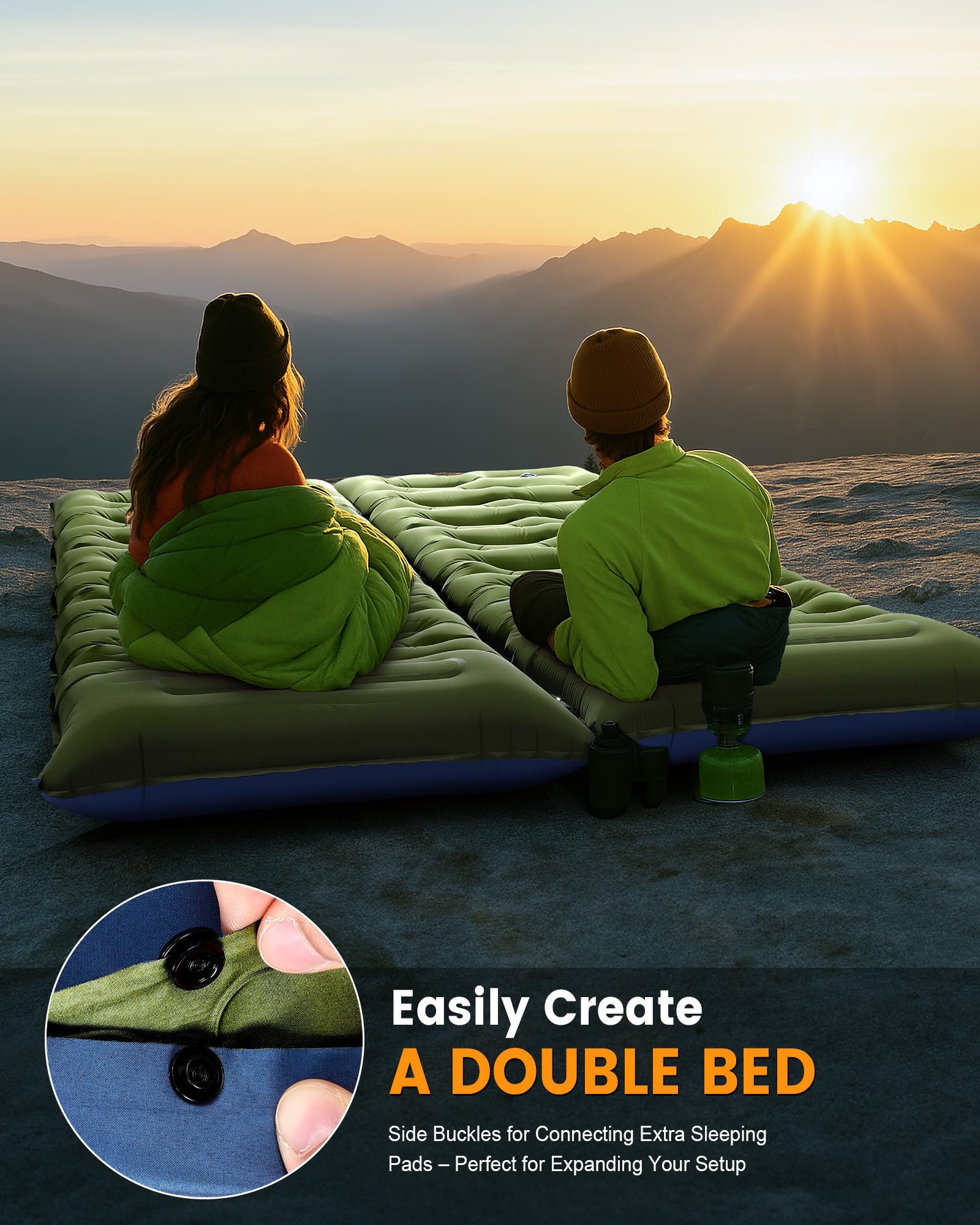 Thick Inflatable Camping Sleep - đánh giá và giá Inflatable Mattress