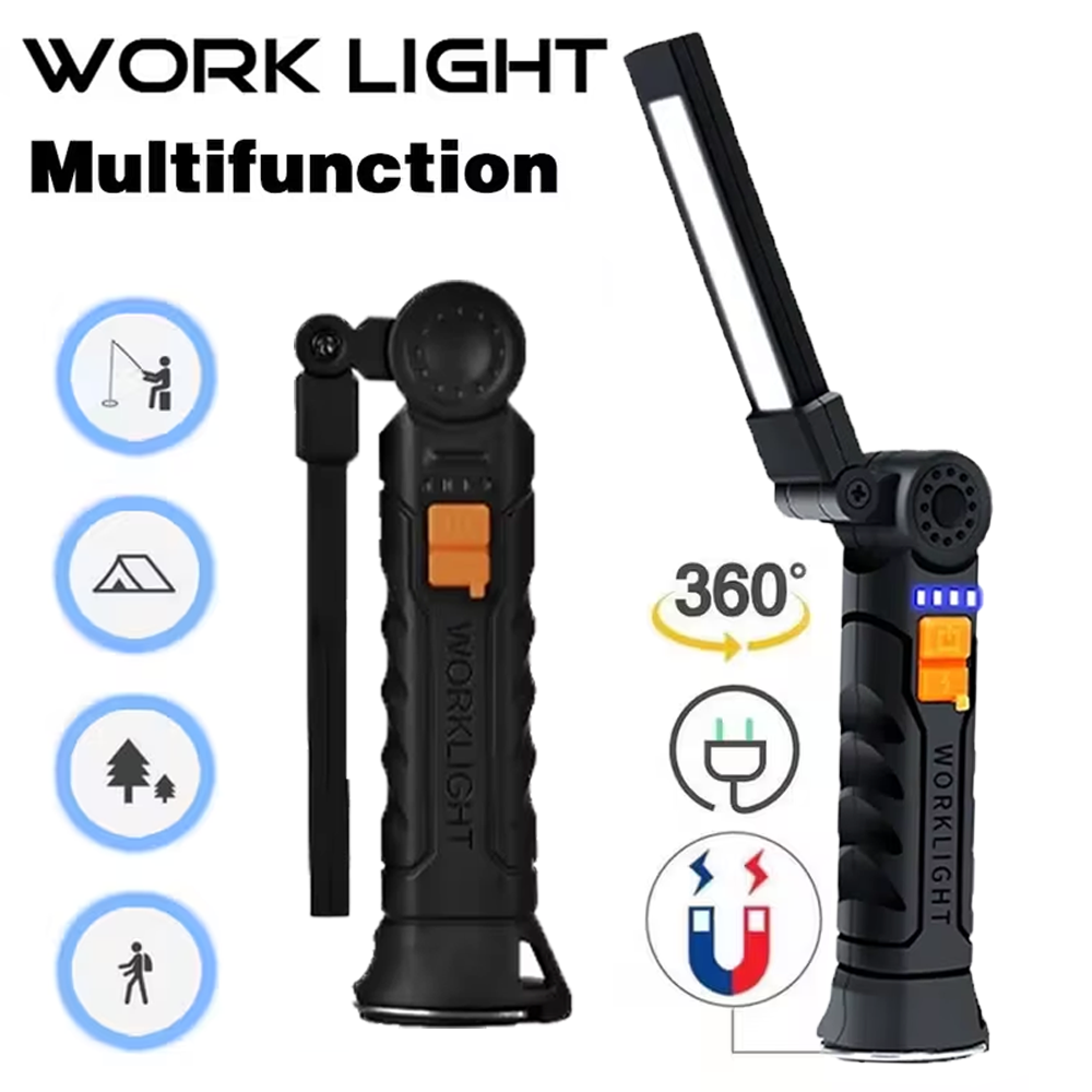 Portable COB LED Flashlight US - đánh giá và giá Outdoor Camping Lampe