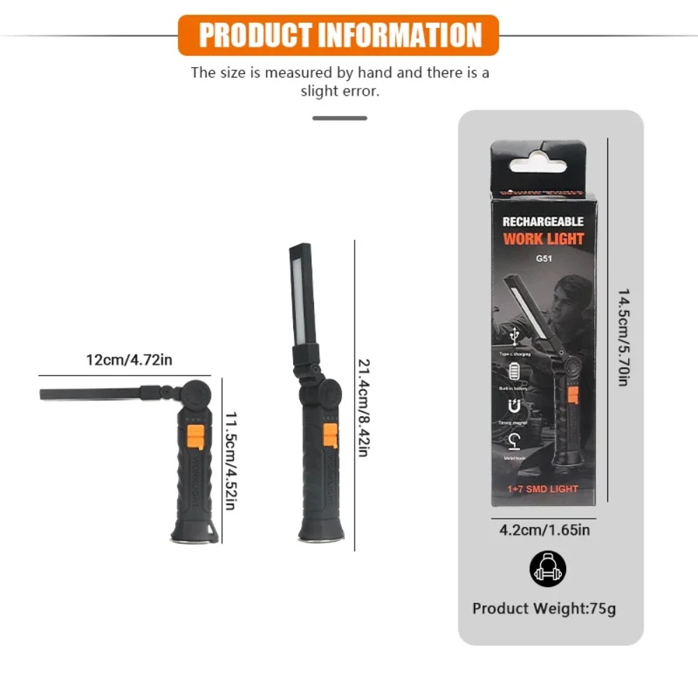 Portable COB LED Flashlight US - đánh giá và giá Outdoor Camping Lampe