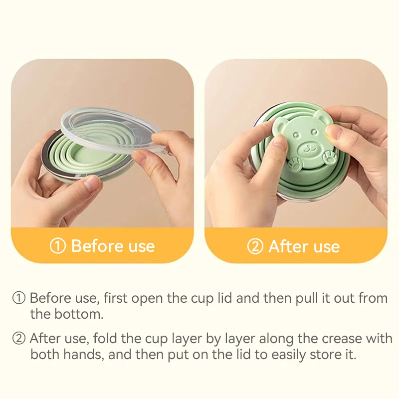 Portable Foldable Silicone Cup - đánh giá và giá Collapsible Water Bottle
