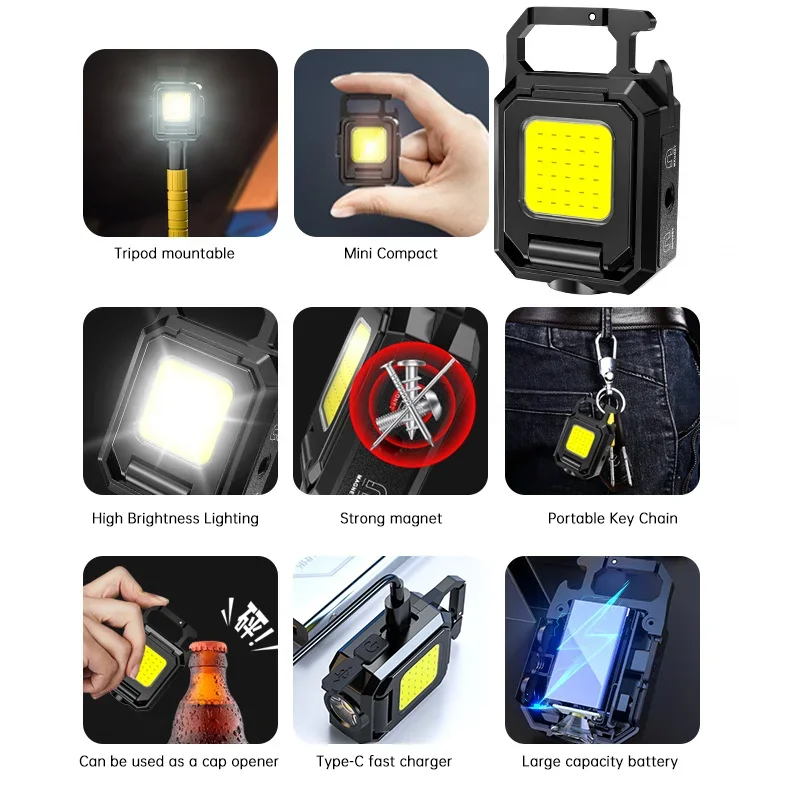 Mini Flashlight Keychain Light - đánh giá và giá Outdoor Camping Lampe