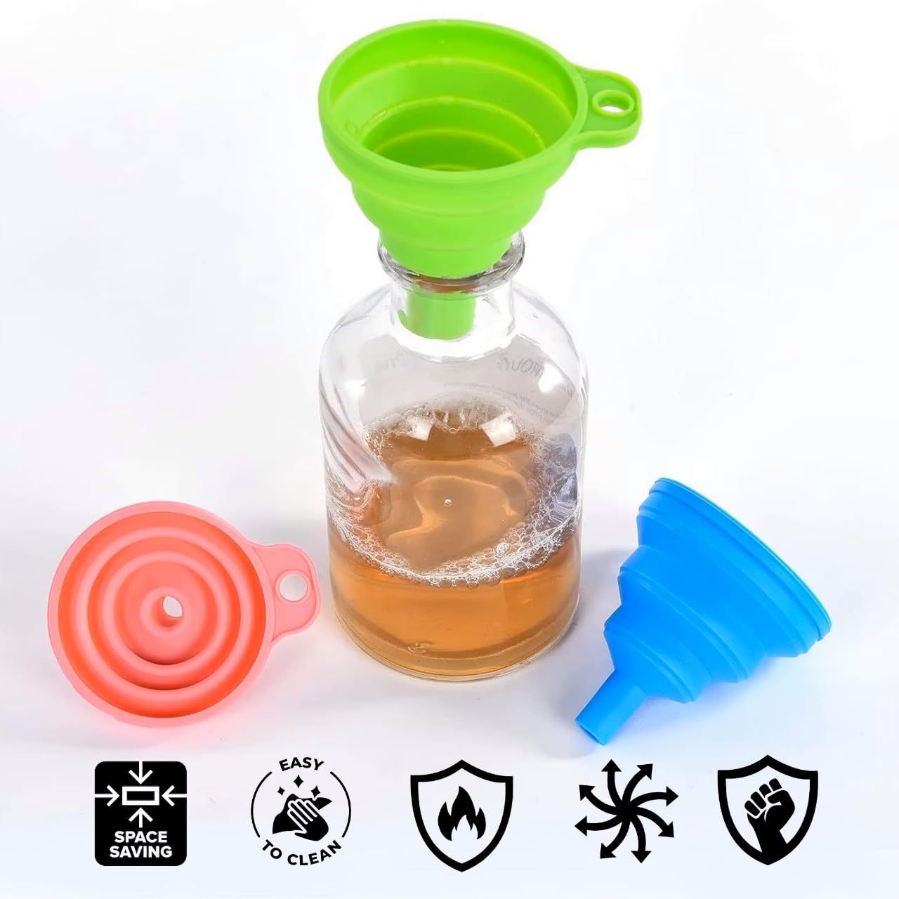 Foldable Silicone Funnel Set – - đánh giá và giá Collapsible Water Bottle