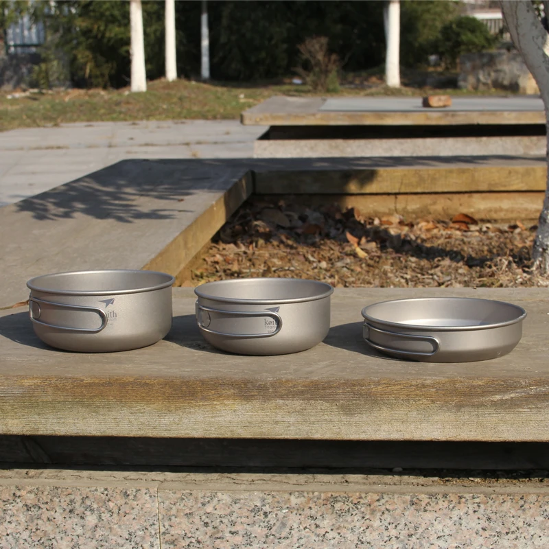 Keith 3PCS Titanium Cookware P - đánh giá và giá Outdoor Camping Outfit