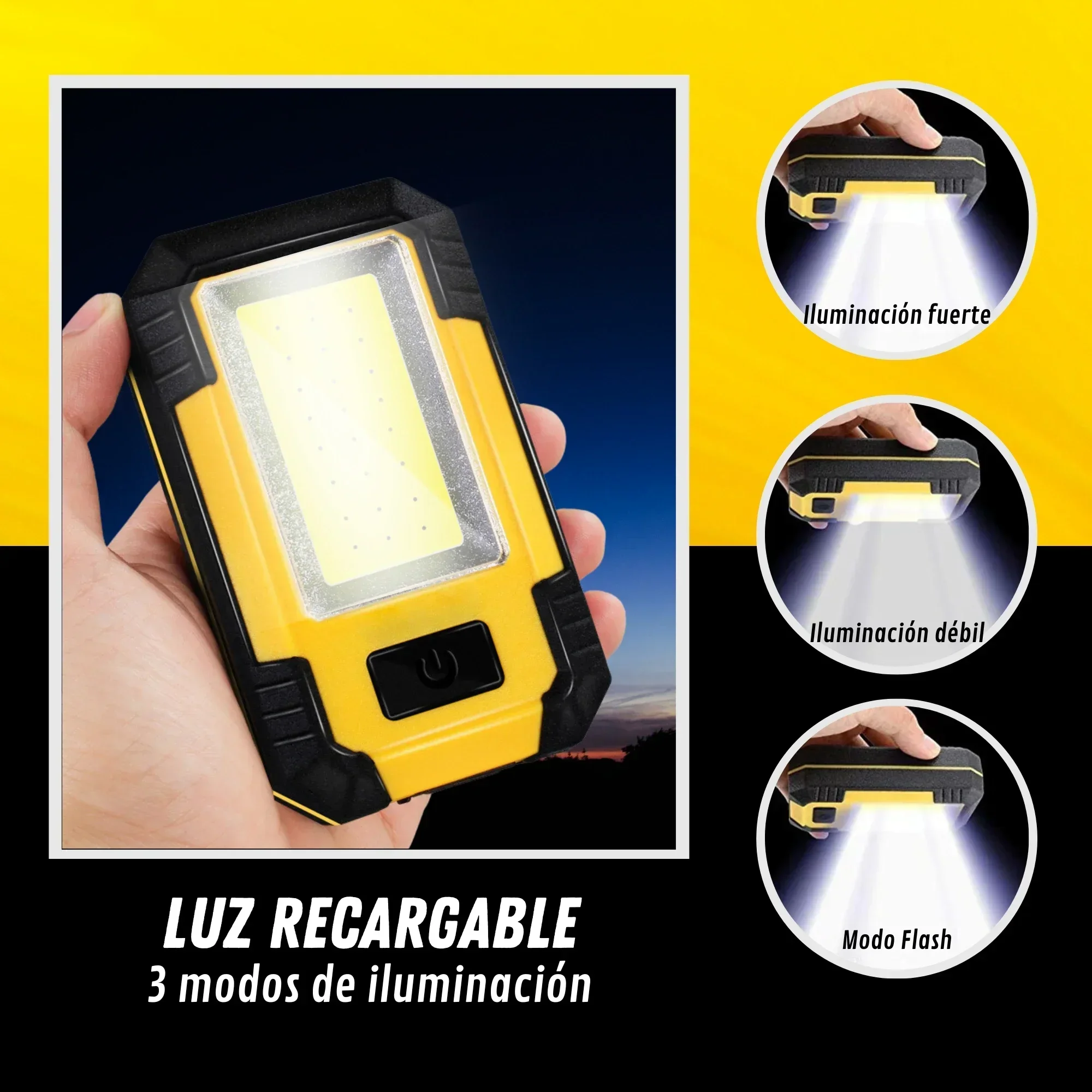 Rechargeable 4000MaH Work Ligh - đánh giá và giá Outdoor Camping Lighting