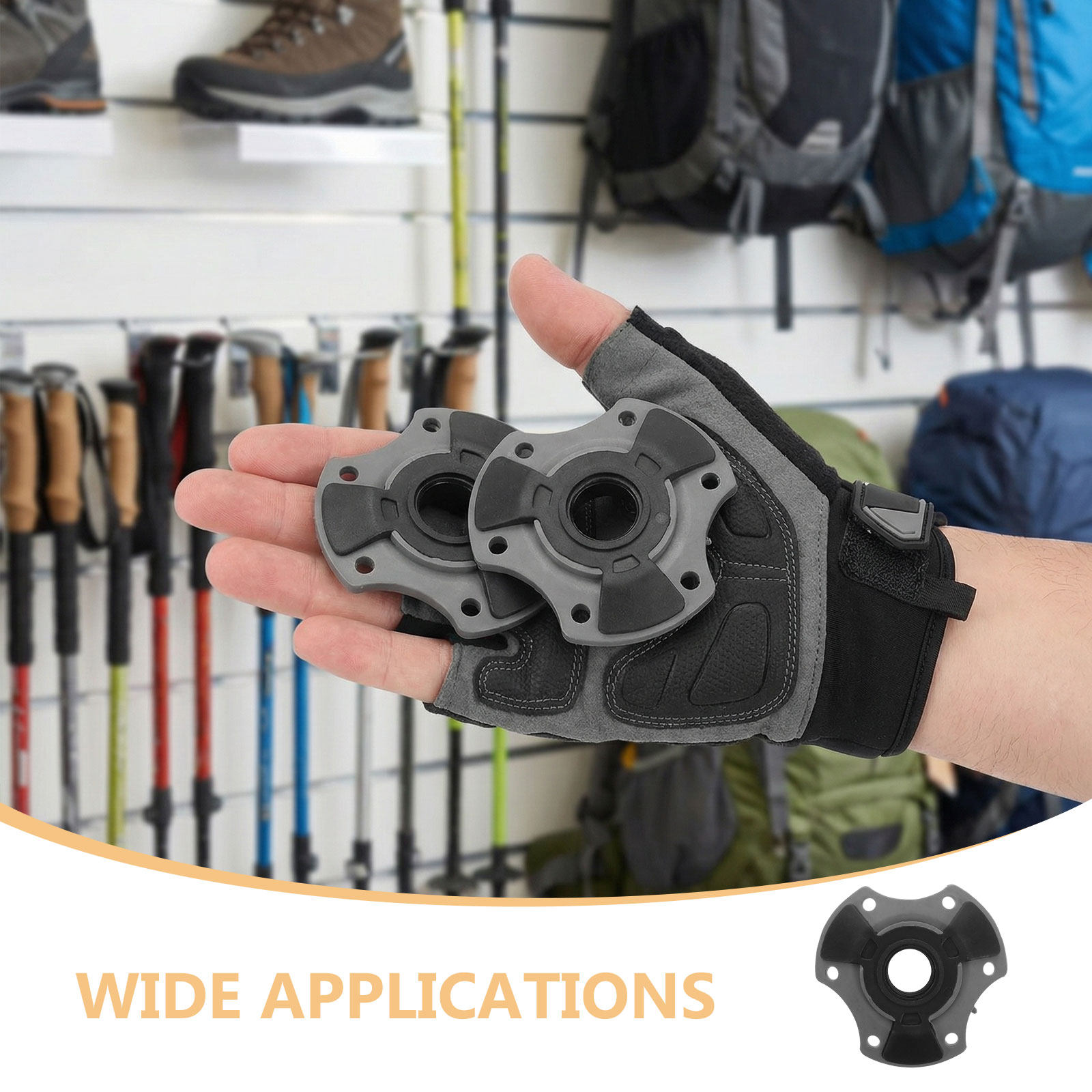 2Pcs Trekking Pole Mud Snow Ba - đánh giá và giá Trekking Poles
