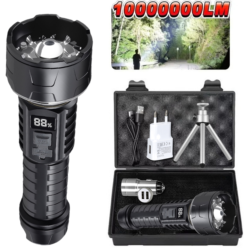 COB LED Flashlight Rechargeabl - đánh giá và giá Outdoor Camping Lampe