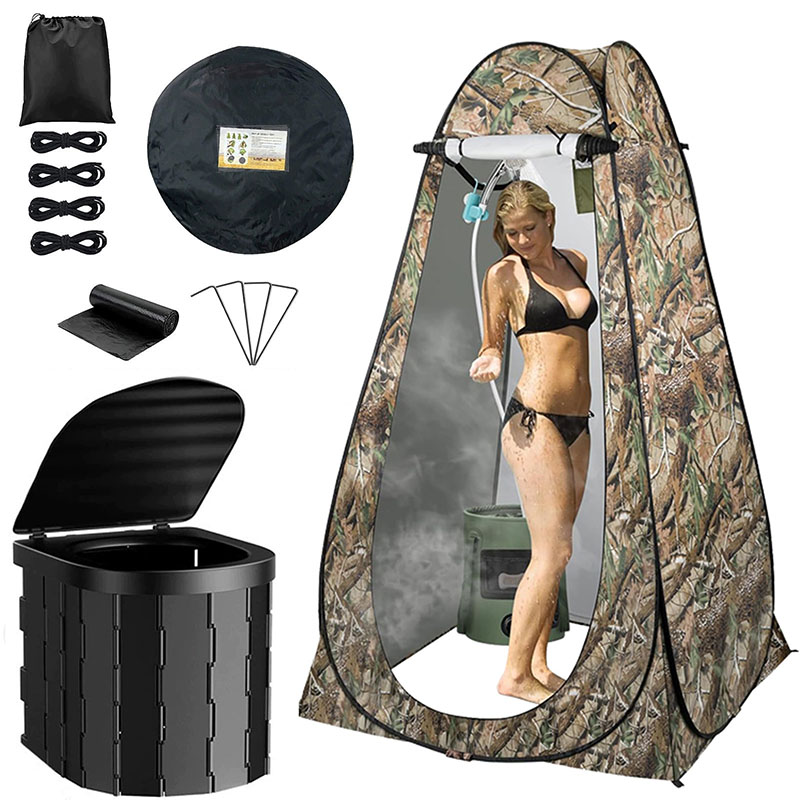 ‌Portable Pop-Up Toilet Tent P - đánh giá và giá Outdoor Camping Toilet Tent