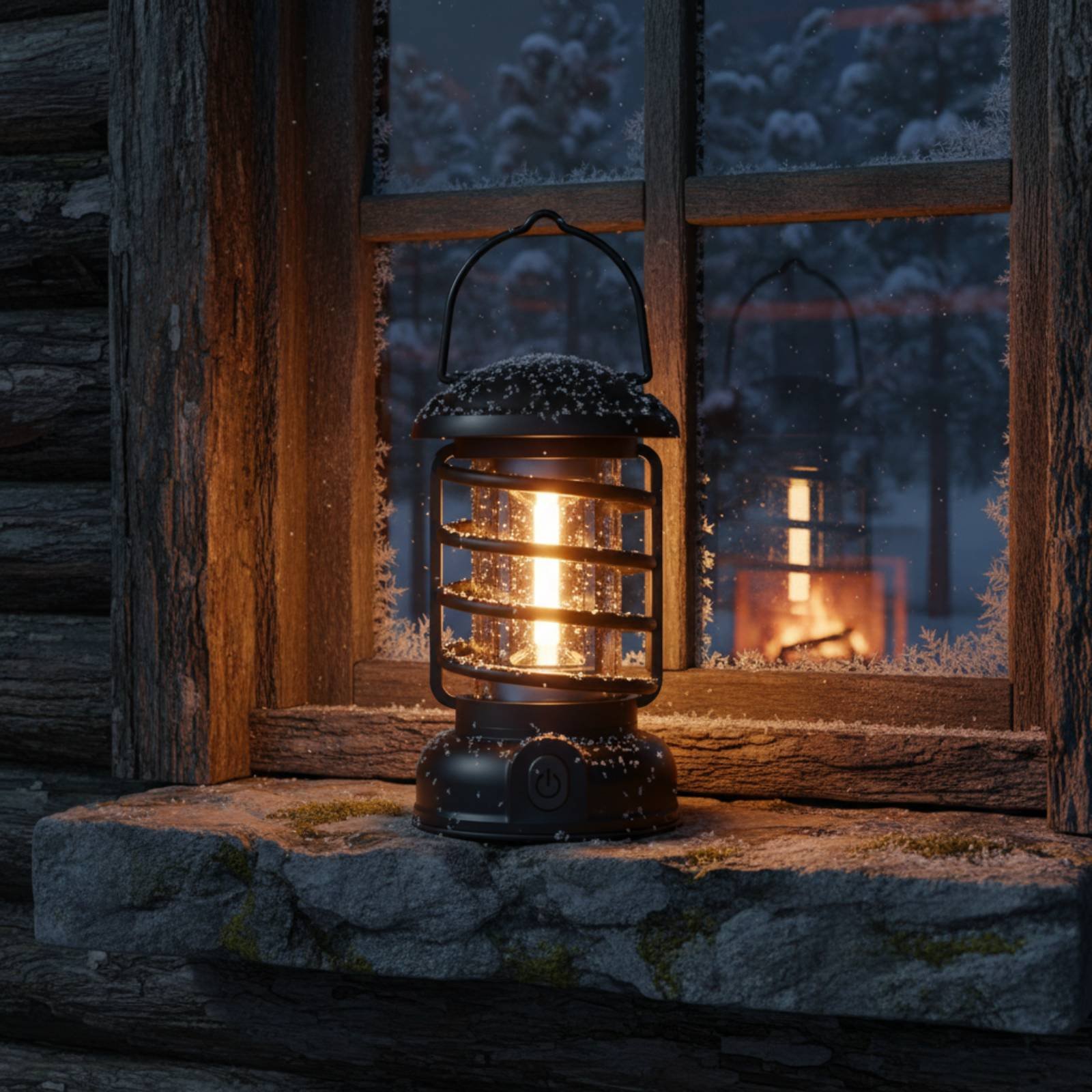 Retro Camping Lantern Two-Way  - đánh giá và giá Outdoor Camping Lampe