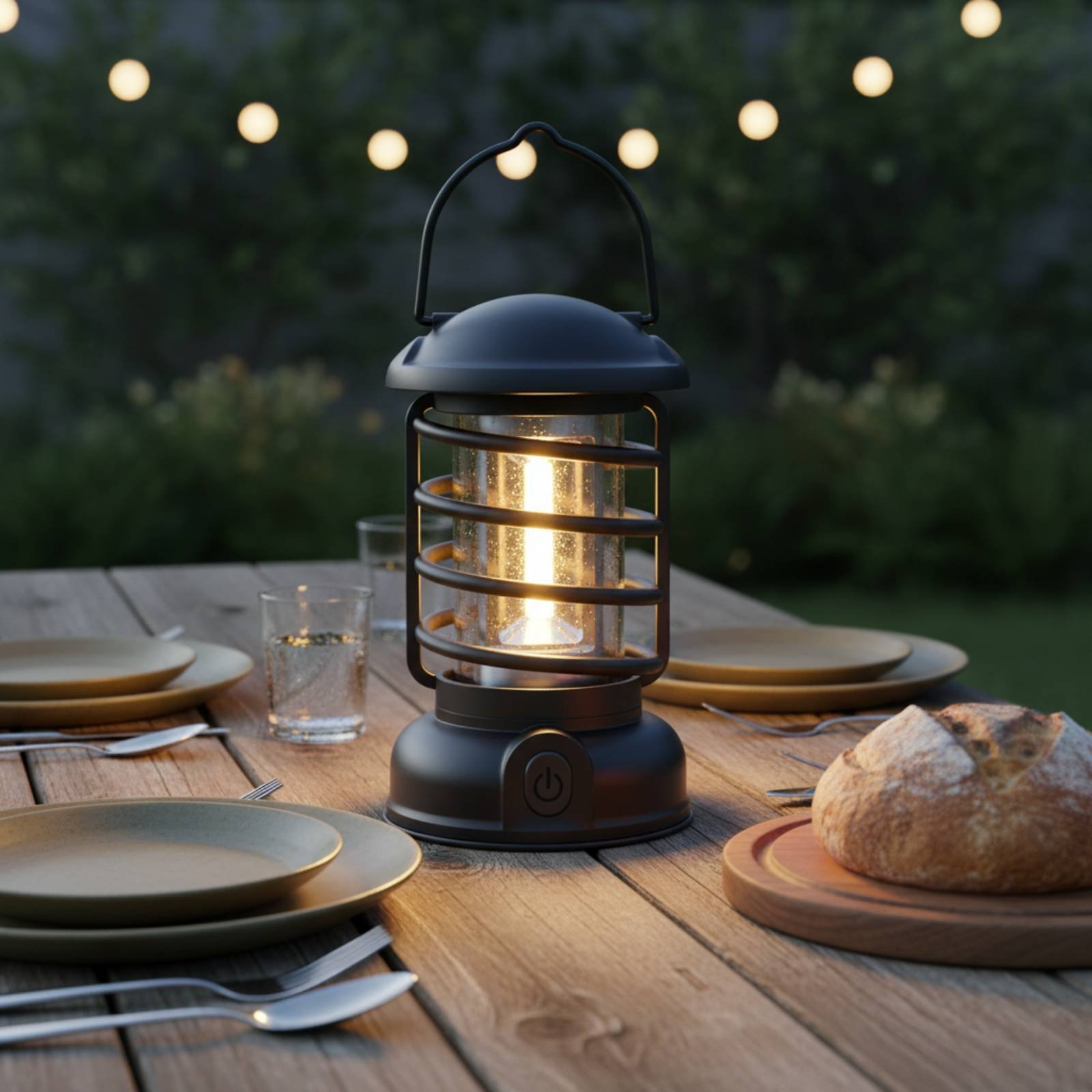Retro Camping Lantern Two-Way  - đánh giá và giá Outdoor Camping Lampe