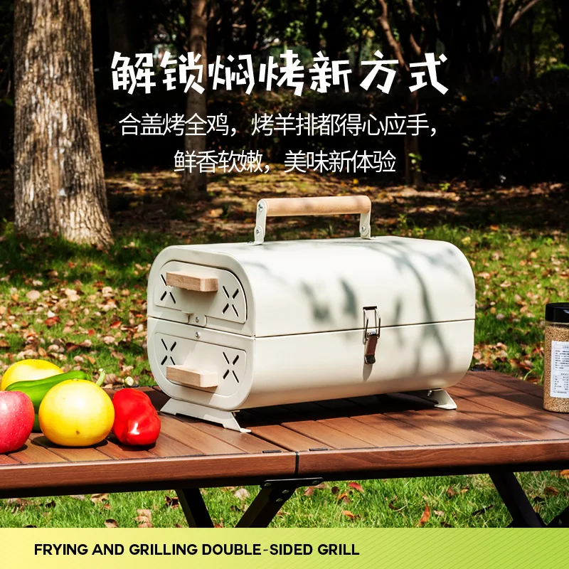 Barbecue Oven Household Grill  - đánh giá và giá Outdoor Camping Oven