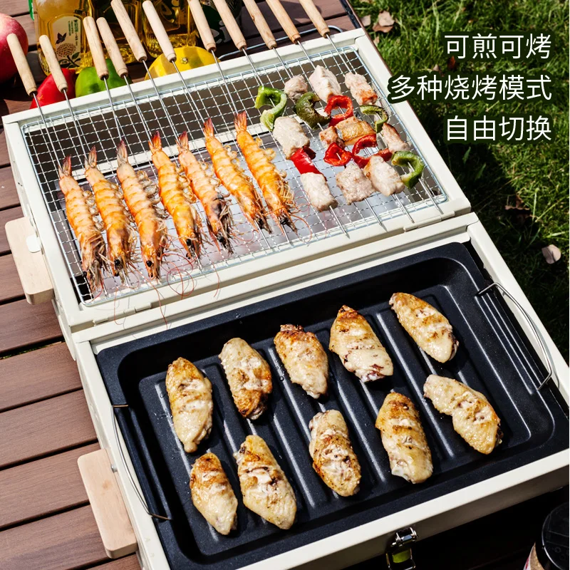 Barbecue Oven Household Grill  - đánh giá và giá Outdoor Camping Oven