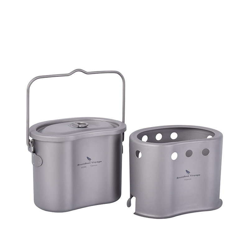 Boundless Voyage Titanium Cook - đánh giá và giá Outdoor Camping Stove Wood