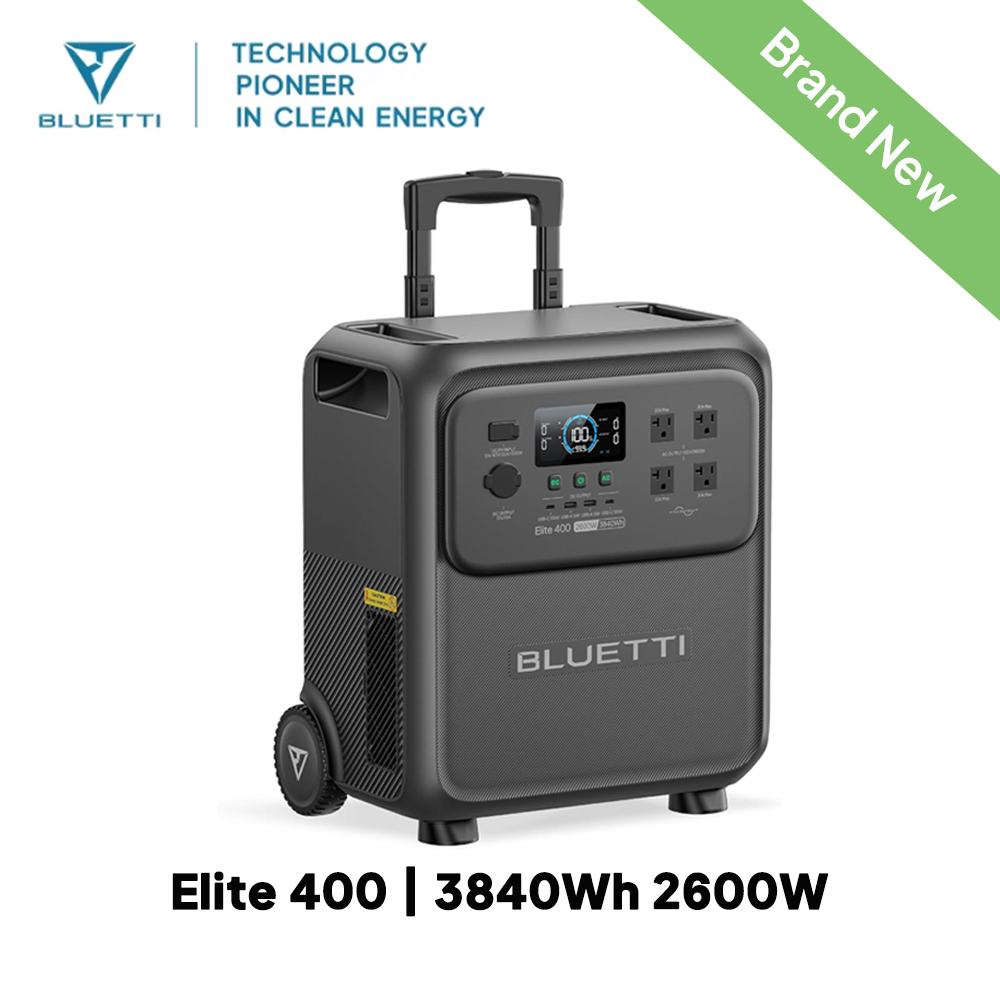 BLUETTI Elite 400 2600W 3840Wh - đánh giá và giá Outdoor Camping Outfit