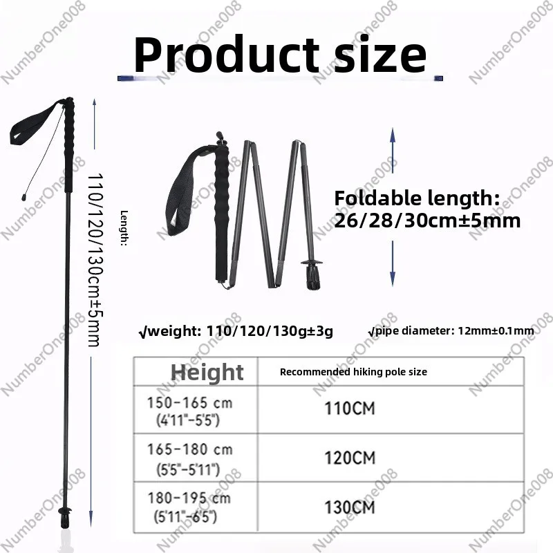Ultra-Light Carbon Fiber Foldi - đánh giá và giá Trekking Poles