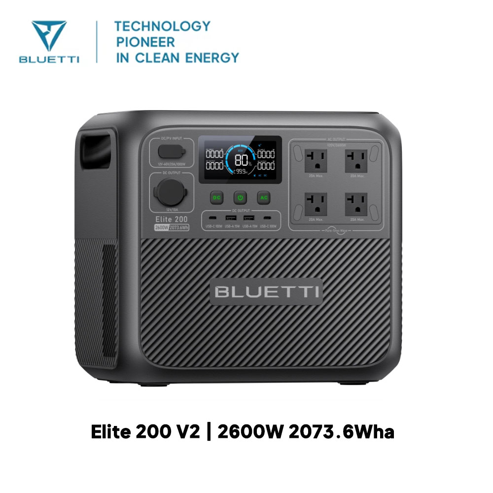 【Renew】BLUETTI Elite 200 V2 Po - đánh giá và giá Outdoor Camping Oven