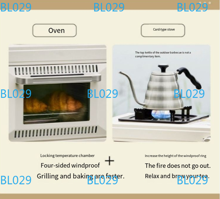 Portable small baking oven Hou - đánh giá và giá Outdoor Camping Oven