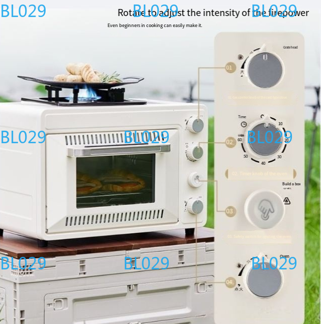 Portable small baking oven Hou - đánh giá và giá Outdoor Camping Oven