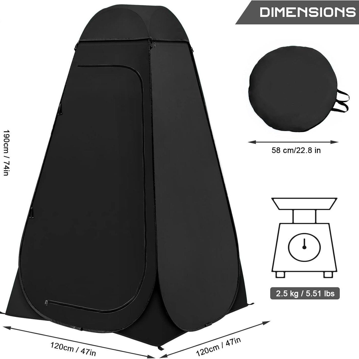 Pop Privacy Portable Outdoor T - đánh giá và giá Outdoor Camping Toilet Tent