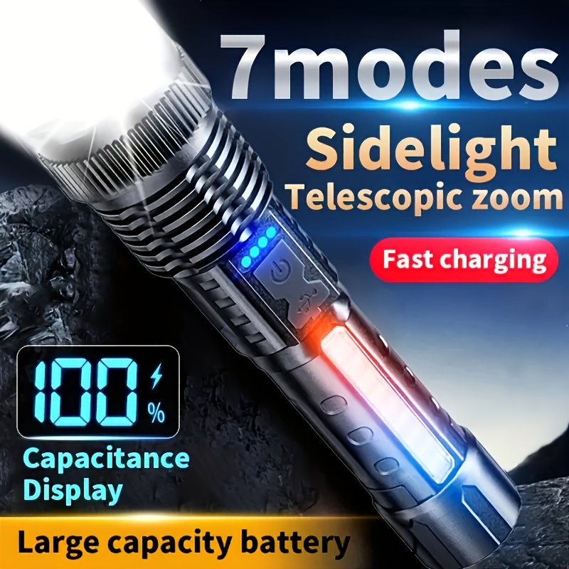 Powerful LED Flashlight Batter - đánh giá và giá Outdoor Camping Lampe